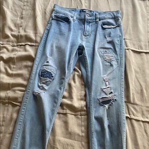 Hollister ripped jeans